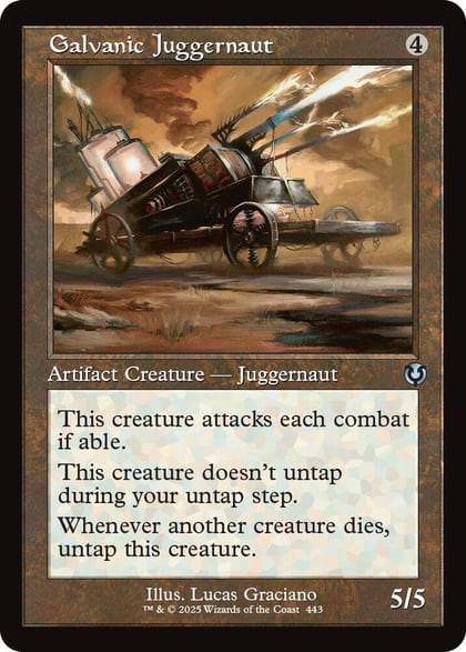 Galvanic Juggernaut (Retro Frame), Innistrad Remastered 443