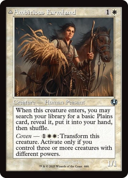Ambitious Farmhand (Retro Frame), Innistrad Remastered 448