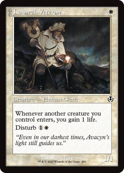 Lunarch Veteran (Retro Frame), Innistrad Remastered 450