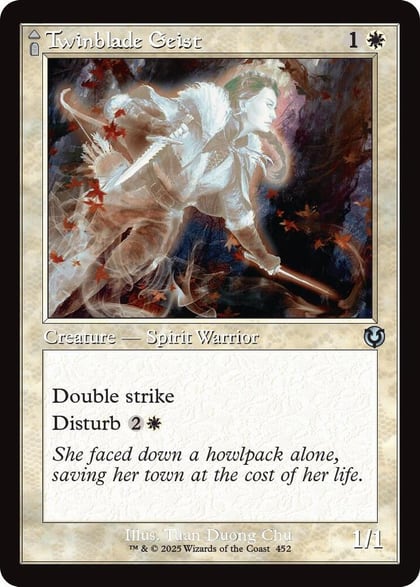 Twinblade Geist (Retro Frame), Innistrad Remastered 452