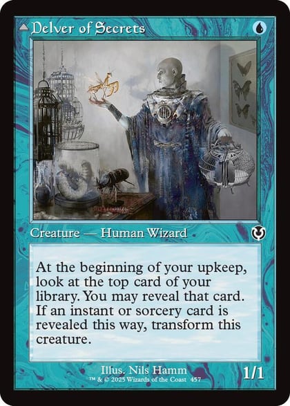 Delver of Secrets (Retro Frame), Innistrad Remastered 457
