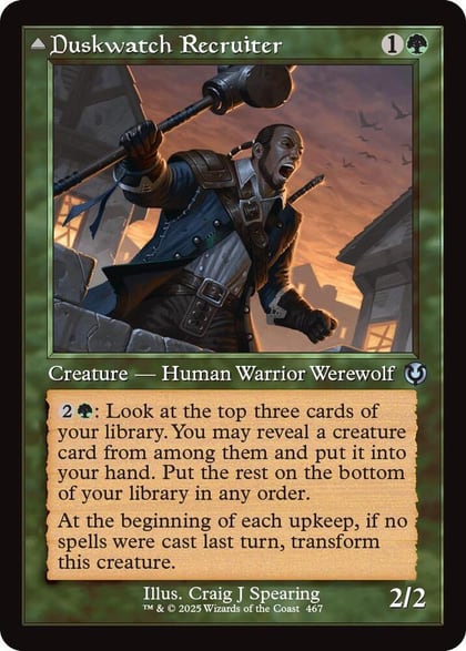 Duskwatch Recruiter (Retro Frame), Innistrad Remastered 467
