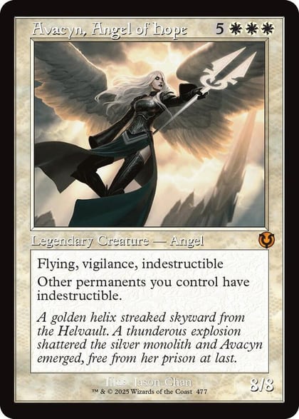 Avacyn, Angel of Hope (Retro Frame), Innistrad Remastered 477