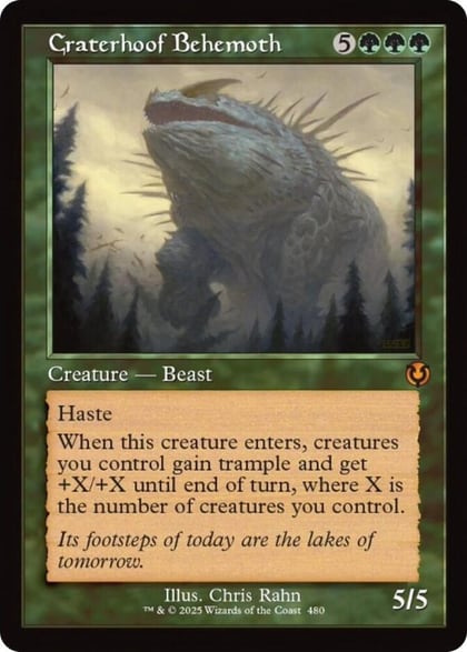 Craterhoof Behemoth (Retro Frame), Innistrad Remastered 480
