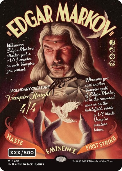 Edgar Markov (Showcase) (Serial Numbered) (Double Rainbow Foil), Innistrad Remastered 491