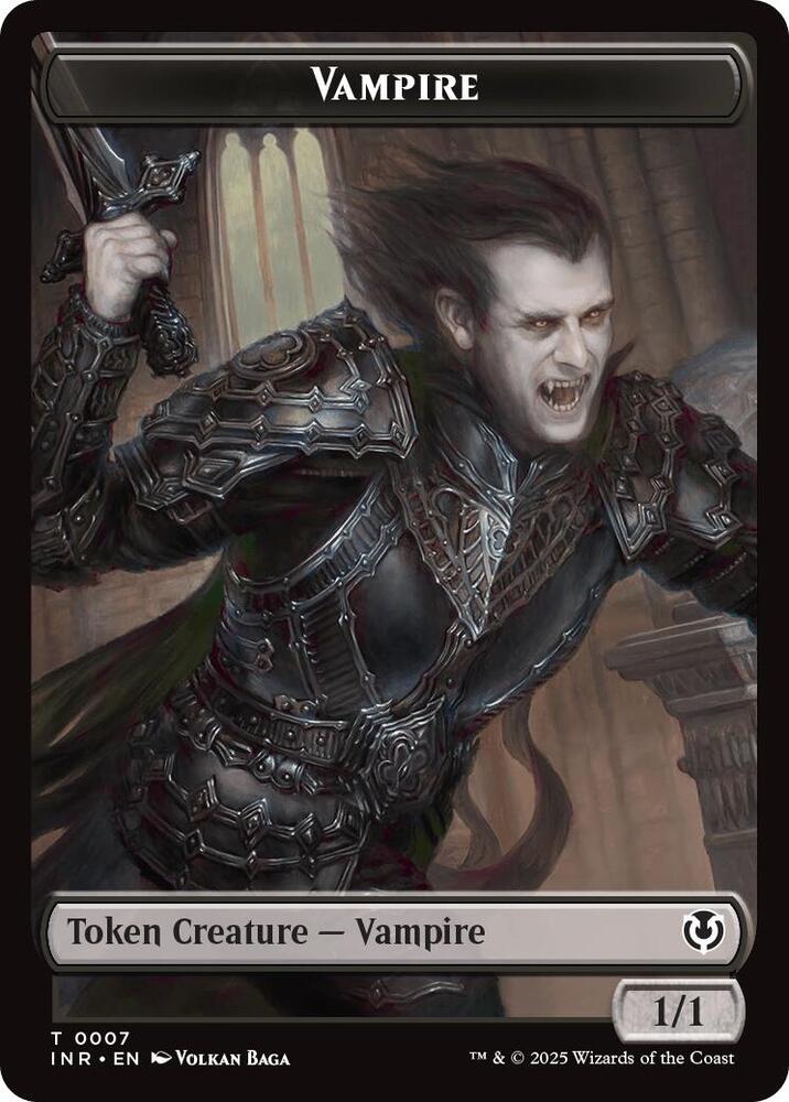 Vampire (0007) // Vampire (0008) Double-Sided Token, Innistrad Remastered 7 // 8