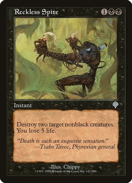Reckless Spite, Invasion 121