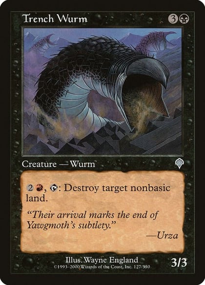 Trench Wurm, Invasion 127