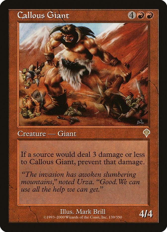 Callous Giant, Invasion 139