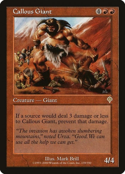 Callous Giant, Invasion 139