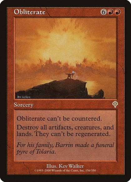 Obliterate, Invasion 156