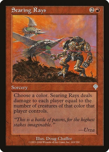Searing Rays, Invasion 165