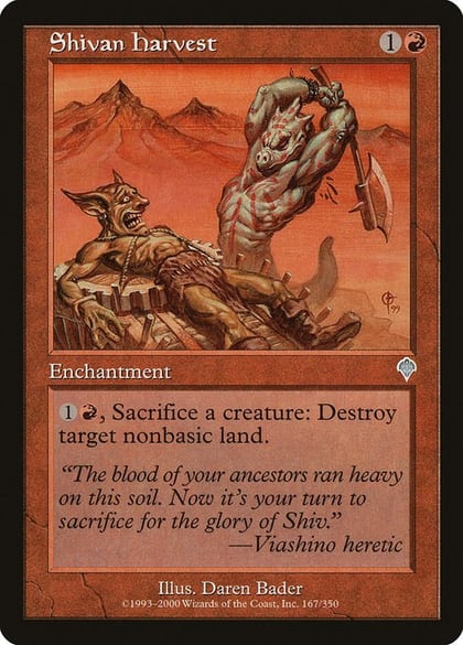 Shivan Harvest, Invasion 167