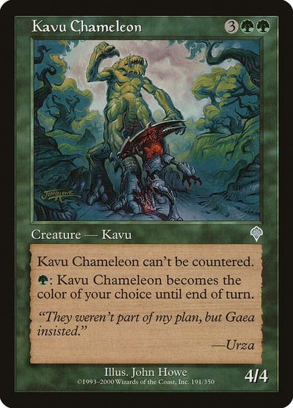Kavu Chameleon, Invasion 191