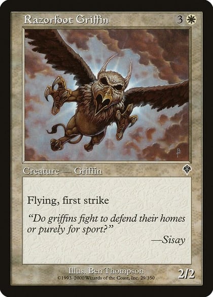 Razorfoot Griffin, Invasion 29