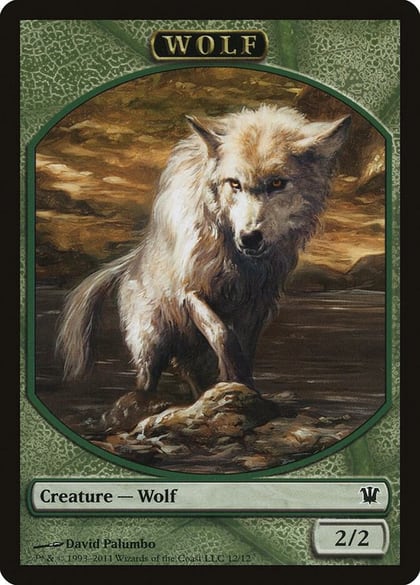 Wolf Token (12), Innistrad 12