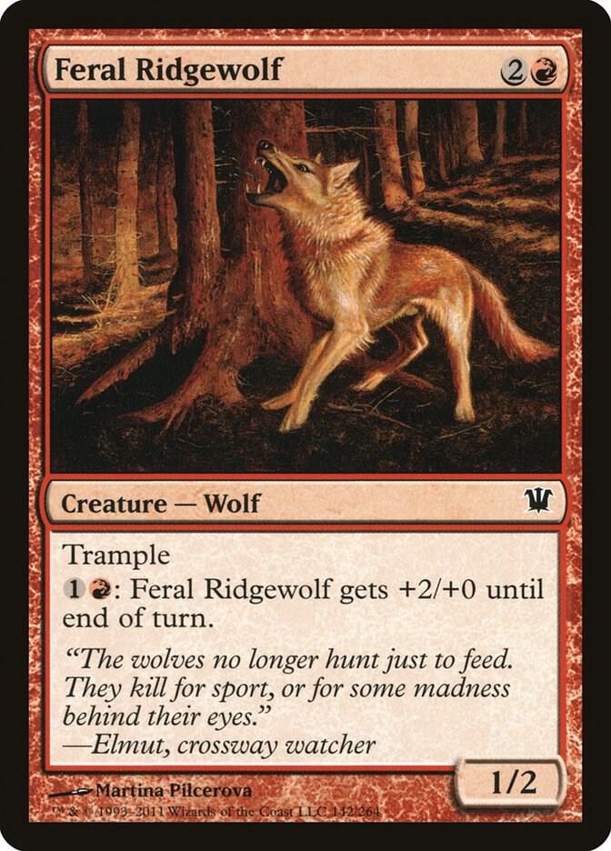 Feral Ridgewolf, Innistrad 142