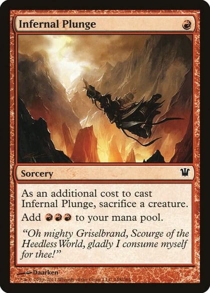 Infernal Plunge, Innistrad 148