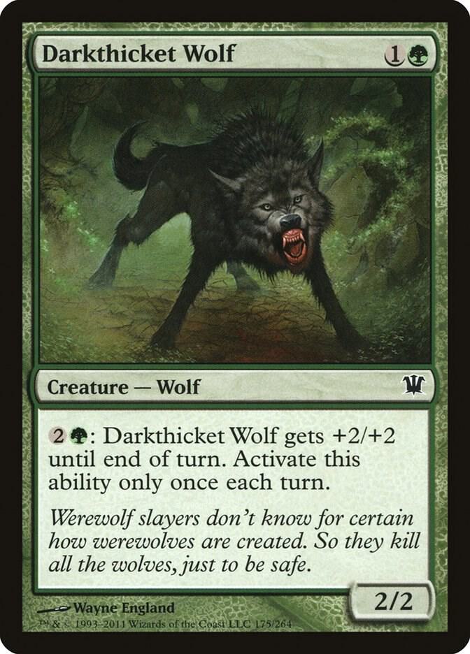 Darkthicket Wolf, Innistrad 175