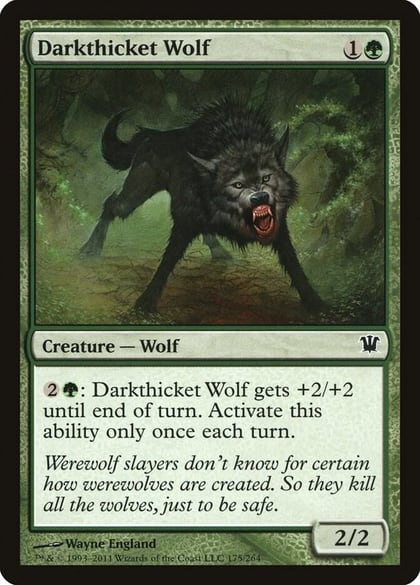 Darkthicket Wolf, Innistrad 175