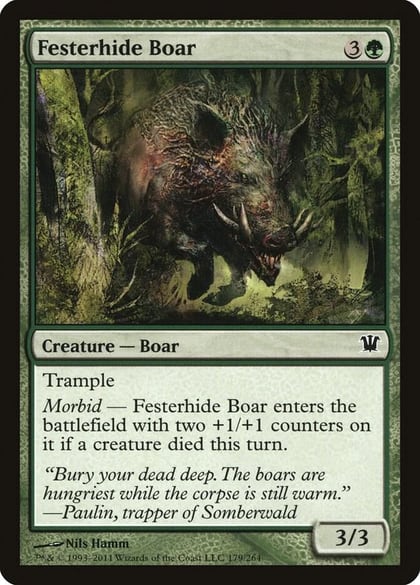 Festerhide Boar, Innistrad 179