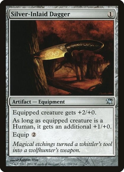 Silver-Inlaid Dagger, Innistrad 233