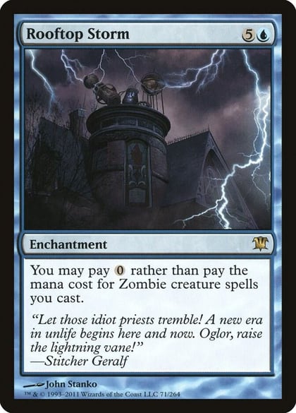 Rooftop Storm, Innistrad 71