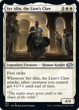 Syr Alin, the Lion's Claw, Jumpstart 2022 252