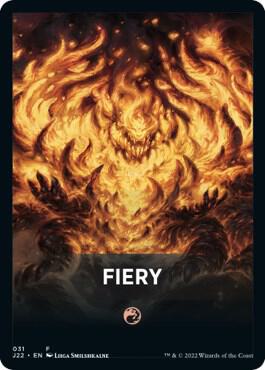 Fiery Theme Card, Jumpstart 2022 31