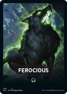Ferocious Theme Card, Jumpstart 2022 39