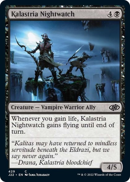 Kalastria Nightwatch, Jumpstart 2022 429