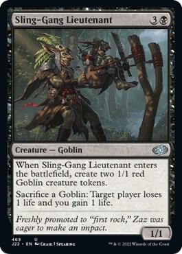 Sling-Gang Lieutenant, Jumpstart 2022 469