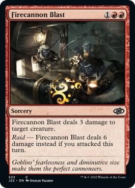 Firecannon Blast, Jumpstart 2022 533