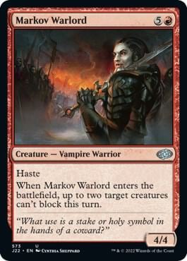 Markov Warlord, Jumpstart 2022 573