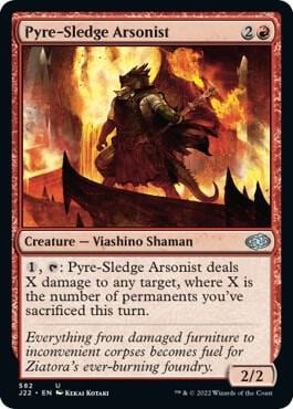 Pyre-Sledge Arsonist, Jumpstart 2022 582
