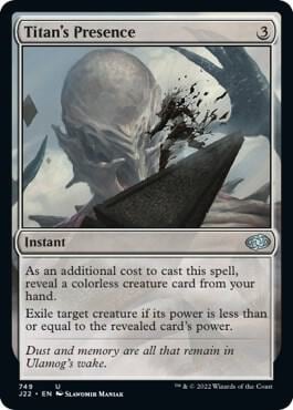 Titan's Presence, Jumpstart 2022 749