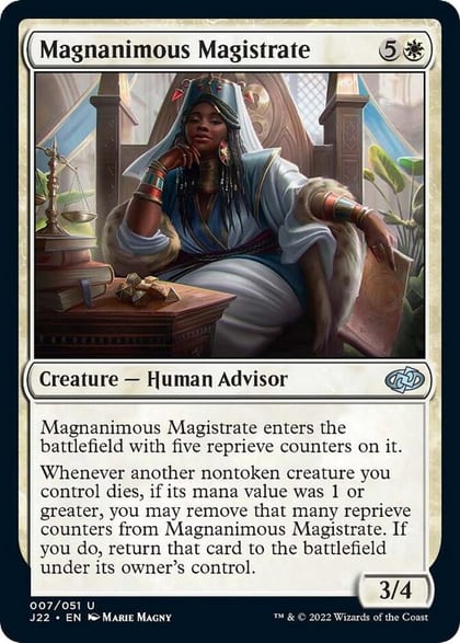 Magnanimous Magistrate, Jumpstart 2022 7
