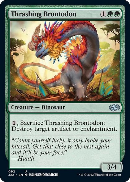 Thrashing Brontodon, Jumpstart 2022 92