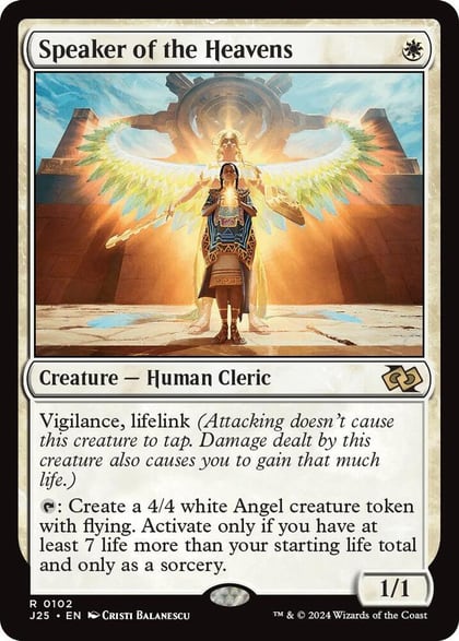 Speaker of the Heavens, Foundations Jumpstart 102