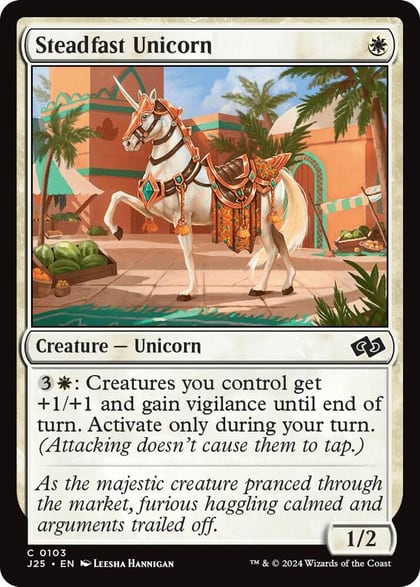 Steadfast Unicorn, Foundations Jumpstart 103