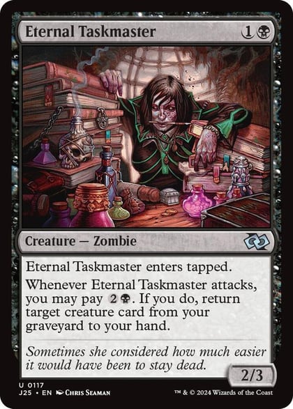 Eternal Taskmaster, Foundations Jumpstart 117