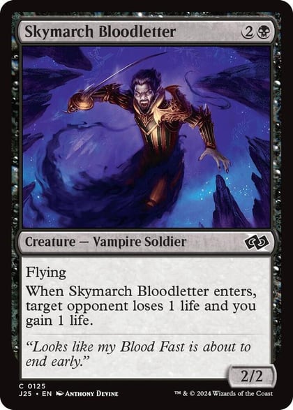 Skymarch Bloodletter, Foundations Jumpstart 125
