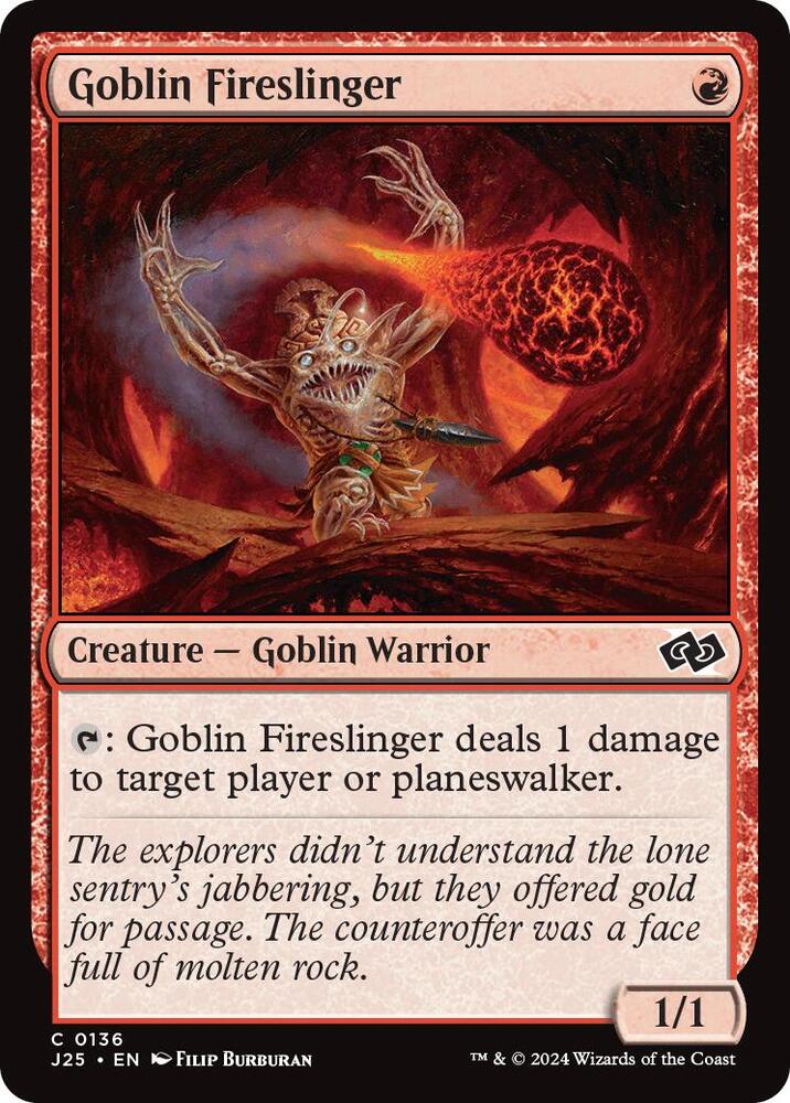 Goblin Fireslinger, Foundations Jumpstart 136