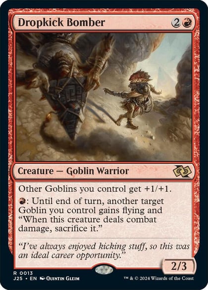 Dropkick Bomber, Foundations Jumpstart 13