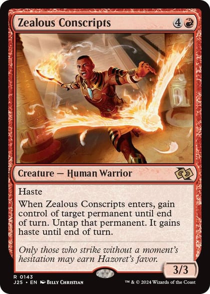 Zealous Conscripts, Foundations Jumpstart 143