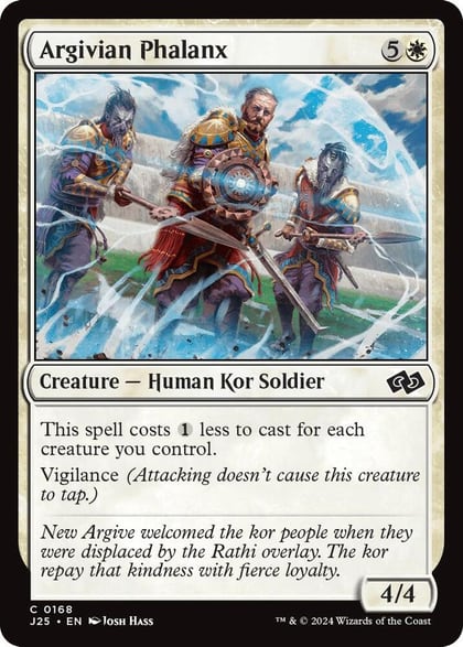 Argivian Phalanx, Foundations Jumpstart 168