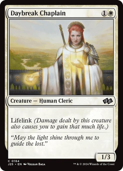 Daybreak Chaplain, Foundations Jumpstart 184