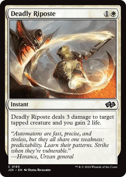 Deadly Riposte, Foundations Jumpstart 185