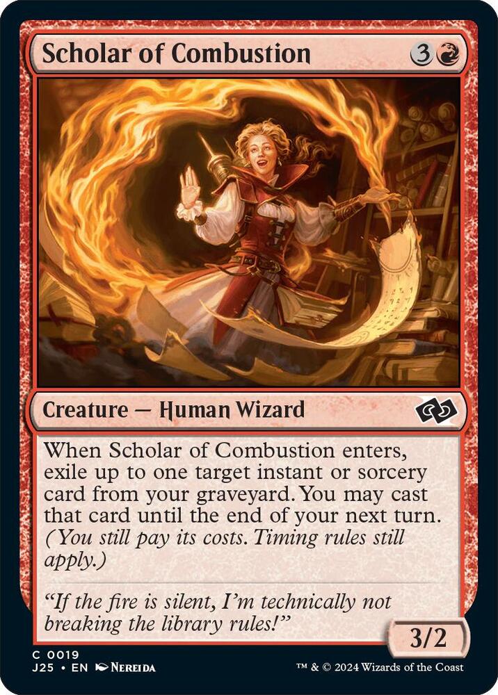 Scholar of Combustion, Foundations Jumpstart 19