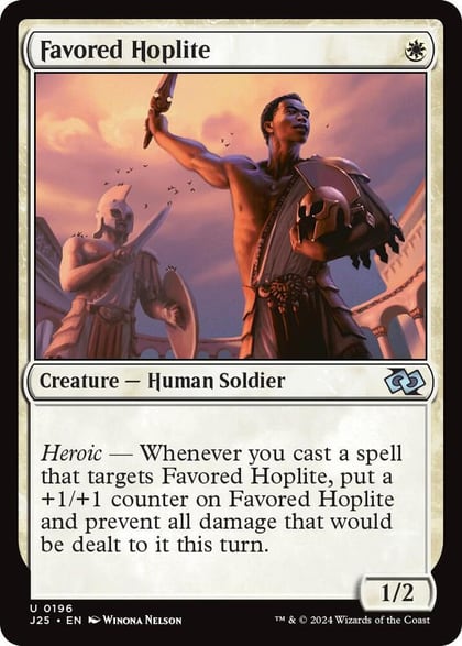 Favored Hoplite, Foundations Jumpstart 196